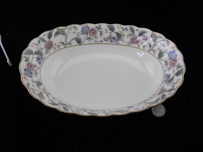 NORITAKE LA PRADA # 4703  OVAL OPEN SERVING BOWL 