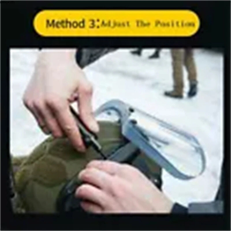 Тактический шлем с прозрачным козырьком NIJ IIIA Plates маска для лица баллистические пластины - Изображение 4 из 4