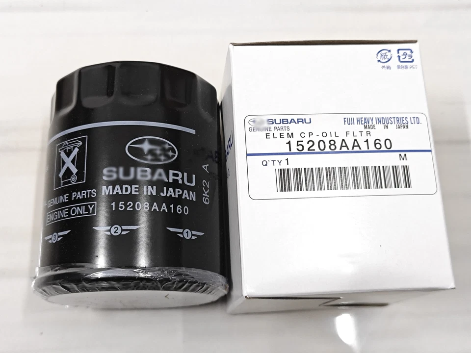 New Subaru Engine Oil Filter 6 PACK 15208AA160 for Impreza Legacy Forester Foto 3 de 4