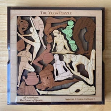 Creative Crafthouse THE YOGA PUZZLE Wood Brain Teaser - Sealed
