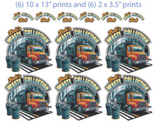 Business Pack of 12 Custom Print DTF Direct to Film Heat Transfer Makes 6 Shirts