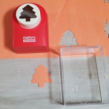 Paper Shaper Punch Maple Christmas Tree Cut Art Card Making Craft Hobbies