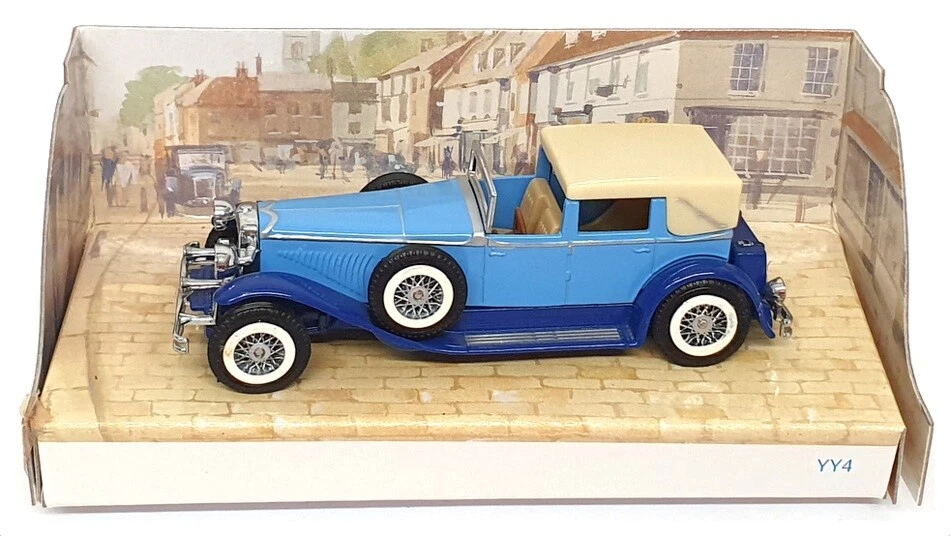 Matchbox 11cm Long Diecast YY4 - Duesenberg Model J - 2-Tone Blue - Image 4 of 4