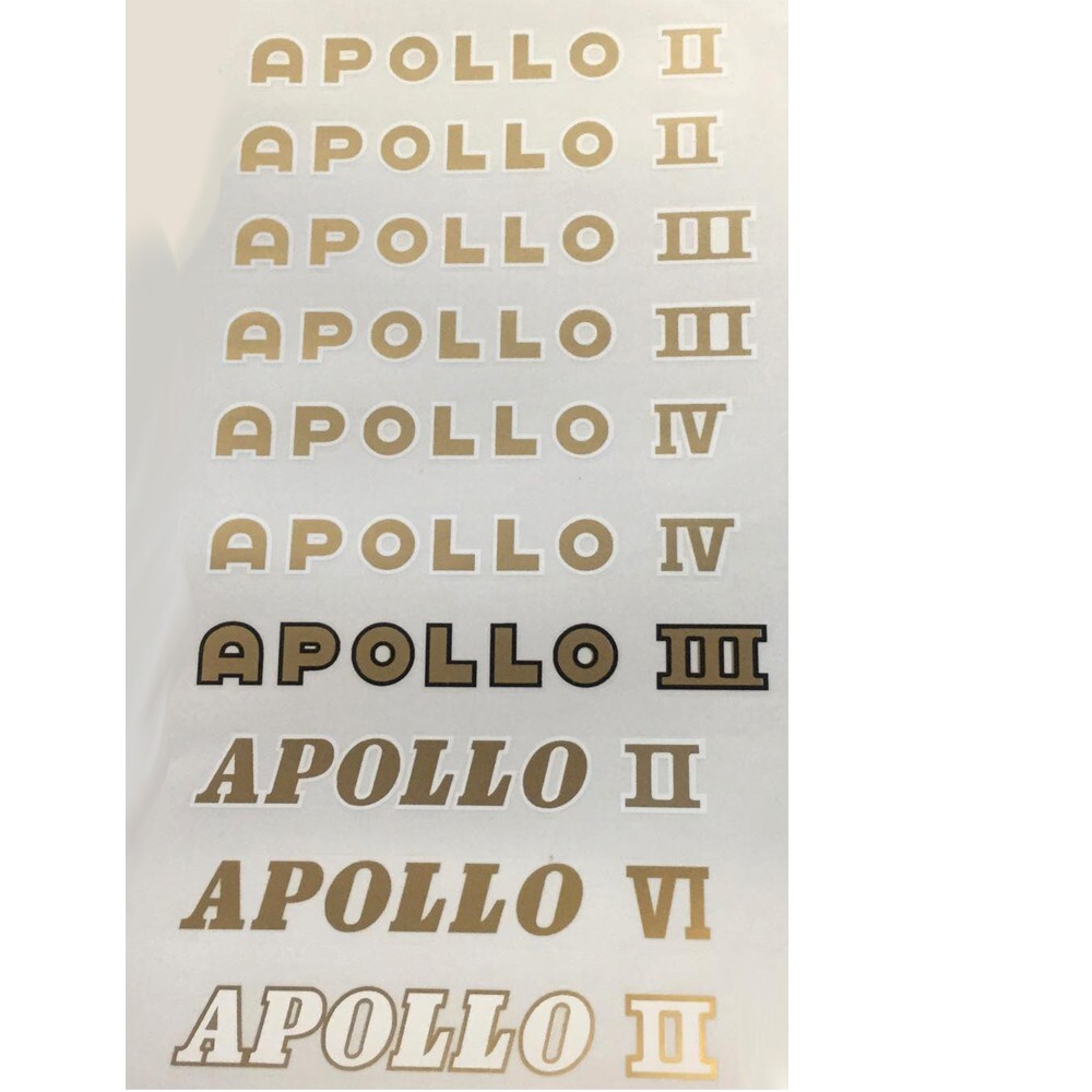 Apollo decals for vintage bicycle&nbsp;