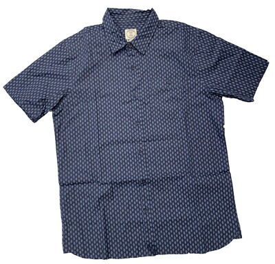 Voyager Men's Stretch Woven S/S Shirt Mood Indigo