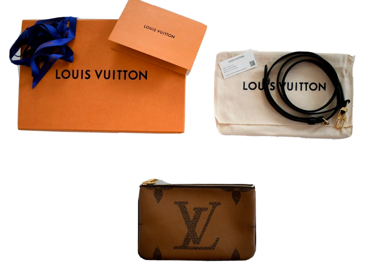 🆕️ Authentic LOUIS VUITTON ICONIC MONOGRAM REVERSIBLE Double Zip