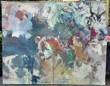 Harold Christopher Davies Original Painting Abstract Art Expressionist Artist