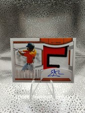 2025 Enrique Bradfield Panini National Treasures Baseball SN,AU,MEM #CMA-EBJ