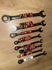 HUSKY RATCHETING COMBINATION WRENCH  Lot CHROME 