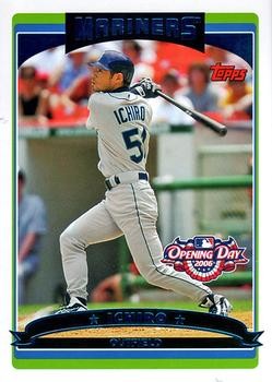 Ichiro Suzuki 2006 Topps Opening Day 58 Seattle Mariners Baseball Card