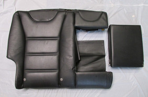 2003-2010 Cayenne Black Leather seat back Rear Passenger 95552202605PCC