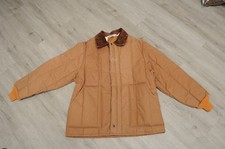 Vintage Walls Blizzard Pruf Jacket Mens Medium Brown Canvas Work Coat 80s