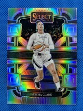 2024 #43 Alysha Clark Panini Select WNBA Concourse Silver Prizm Aces