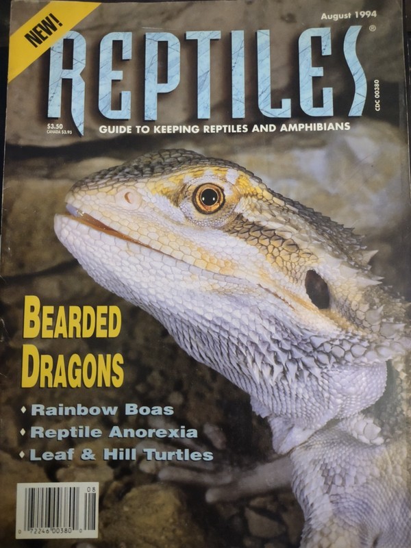 Reptiles: Guide to keeping Reptiles and Amphibians August 1994