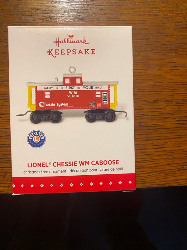 Hallmark Lionel 2015 Chessie System WM Caboose - Excellent Condition