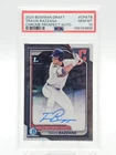 TRAVIS BAZZANA 2024 BOWMAN DRAFT CHROME 1ST ROOKIE AUTO #CPATB PSA 10 Q0963