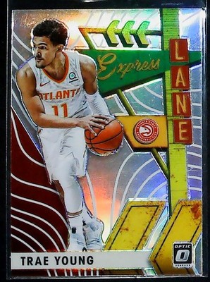 2019-20 Donruss Optic Trae Young Express Lane Holo #17 Atlanta Hawks