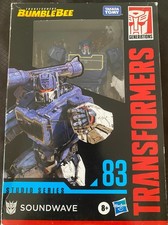 Transformers Studio Series 83 Voyager Class Bumblebee Movie SOUNDWAVE NEW MINT
