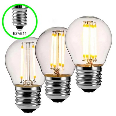 E27 E14 Retro LED Glühbirne Kerze Glaslampe Softlicht Warmweiß
