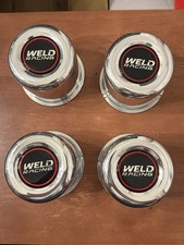 Weld Racing Wheel Center Caps Set Of 4 Chrome