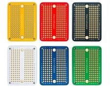 6 PCS Mini PCB Prototype Solderable Breadboard DIY Compatible for Arduino
