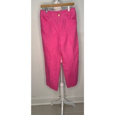 Vintage Ralph Lauren HIgh Waisted Pink Linen Pants