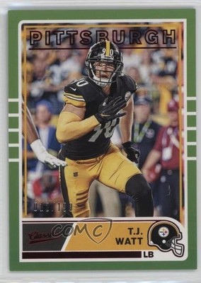 2019 Panini Chronicles Classics Red 12/199 TJ Watt #C-29 00ma