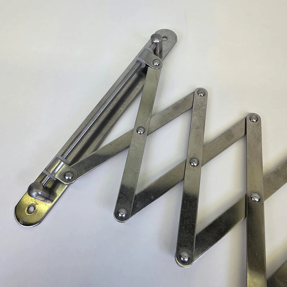 IKEA FRACK Extendable Wall Mirror Chrome Scissor Arm Bathroom Makeup