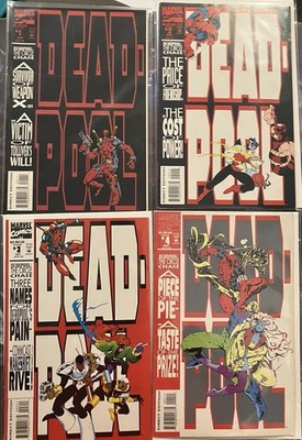 Deadpool: the Circle Chase #1-4 (Marvel 1993) Complete Mini Series