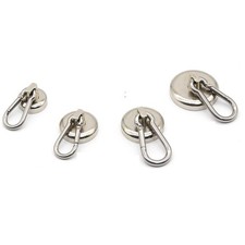 Gancio Magnetico 360° Gradi extra Forte 22Kg Magnete Con Drehhaken Moschettone