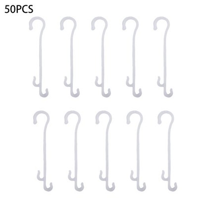 50/100 Stück 13 cm Tomatenstütze J Haken Pflanze Tomaten Clips verhindern Heru