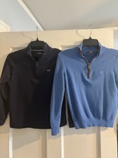 Vineyard Vine Boys Quarter Zip Pullovers. Size Small 8-10 . 2 Shirts