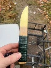 puukko sized training knife with tek lok for combatives practice