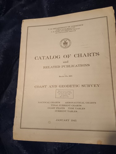 US Department of Commerce - Catalog of Charts