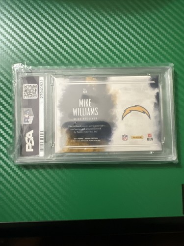 Mike Williams - 2017 Panini Origins Rookie 2-Color Patch Autograph Graded Gem 10 - Bild 3 von 3