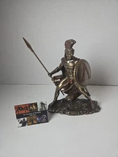 Veronese Design 7 1/4 Inch Spartan King Leonidas Cold Cast Resin Bronze Statue