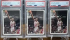1994 Collector’s Choice #240 Michael Jordan PSA 9 3 Card Lot