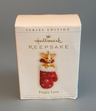 Hallmark Keepsake 2006 Puppy Love Series #16 Chihuahua In Stocking Ornament New