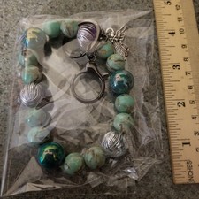 Handmade Beaded Keychain/Wristlet