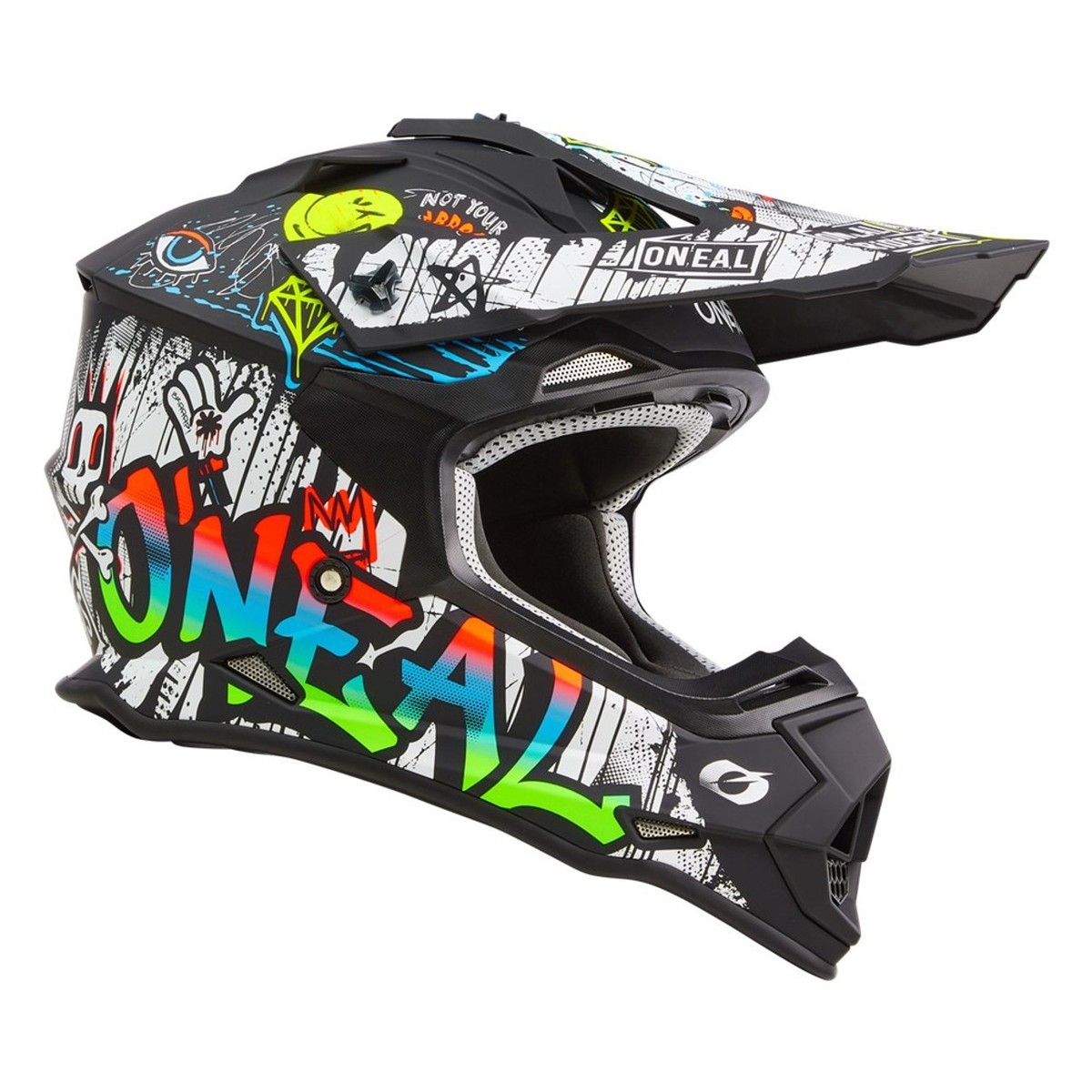 Nagiセール❣️オパール螺鈿　2-162 O'Neal 2026 2 Series Rancid Offroad Helmet Black/White | eBay