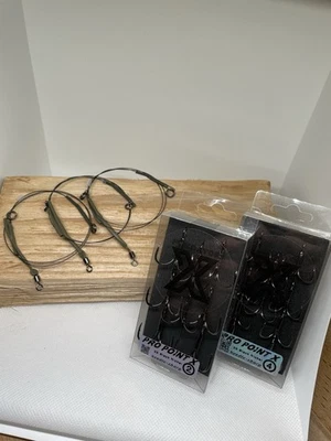 Predator X Titanium Pike Trace 26" / 65cm 3er Pack + 2 Box Gr. 4 Haken 42lb