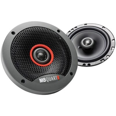 MB Quart FKB116 6.5'' 3-Way Car Speakers, 60W, Black, Pair