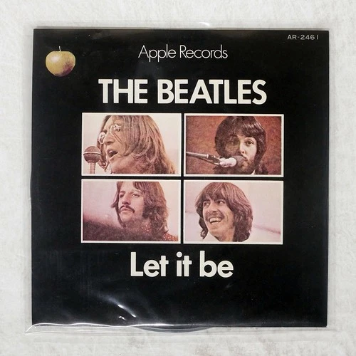 BEATLES LET IT BE APPLE AR2461 Japan VINYL 7