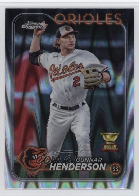 2024 Topps Chrome RayWave Refractor Gunnar Henderson #36 xu4