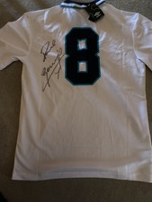Paul  &ldquo;Gazza&rdquo; Gascoigne Signed football Shirt With COA Legend Icon Euro 96