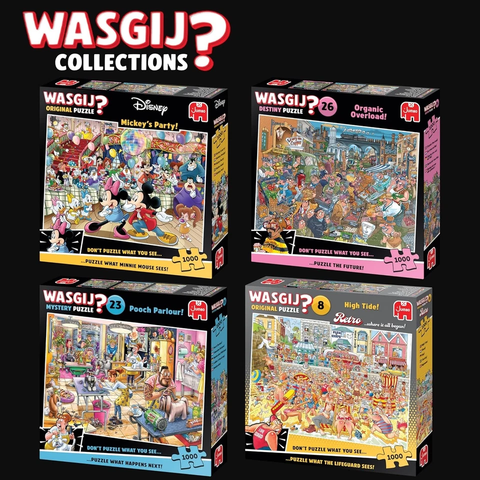 Wasgij Original, Mickey's Party - Disney Themed 1000 Piece Jigsaw Puzzles for Ad - Immagine 4 di 4