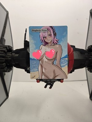 MTG, Prophetic Prism, Reiju,  One Piece, Waifu, Hand Painted by BAZAYO,  18+