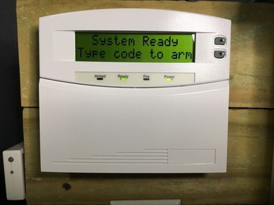 GE, Caddx, Interlogix, Security, NetworX NX-148E Alarm Keypad (painted White)