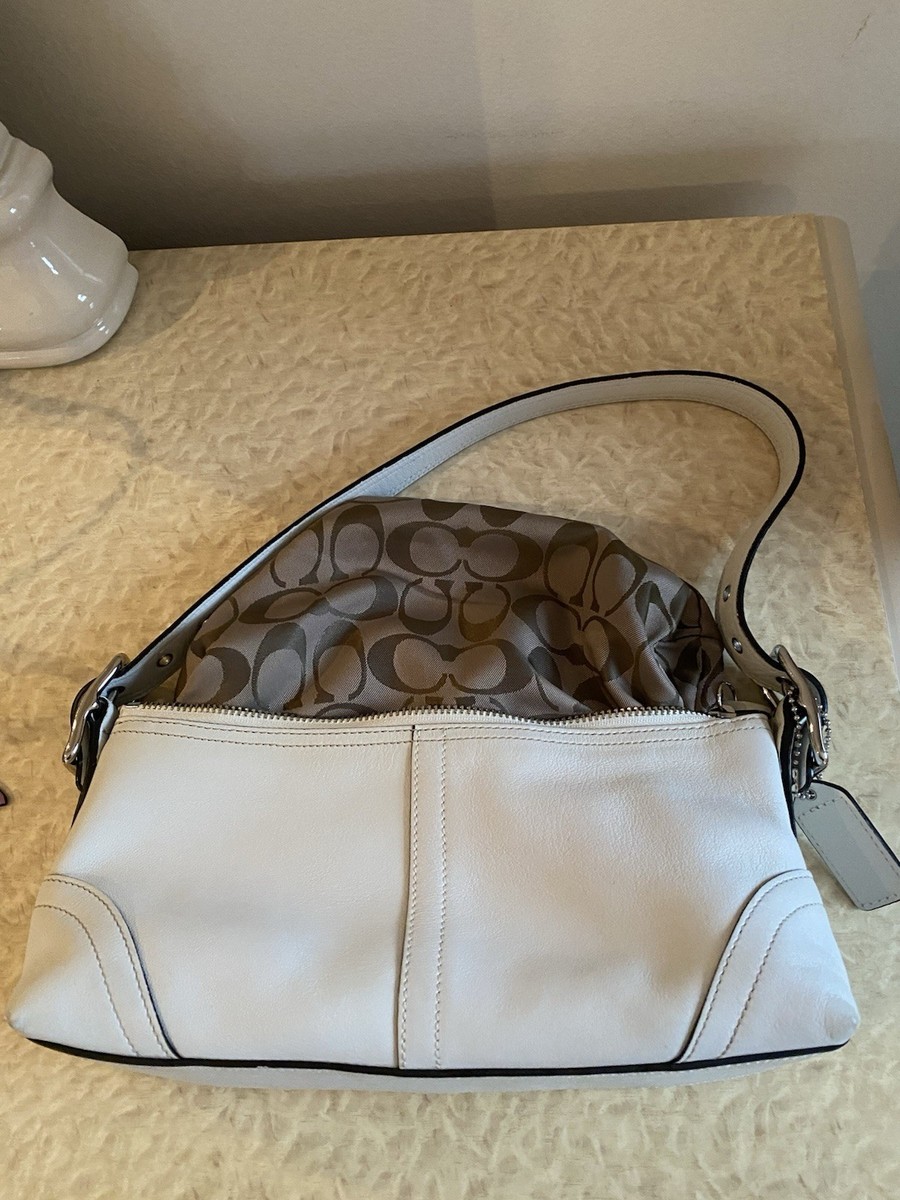 Coach Leather Hamptons Demi Baguette Shoulder Bag Vintage | eBay