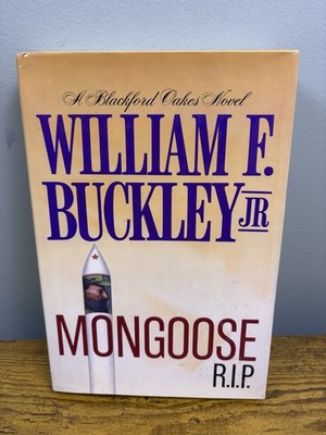 Mongoose RIP William Buckley Jr 1987 Hardcover Dust Jacket Random House
